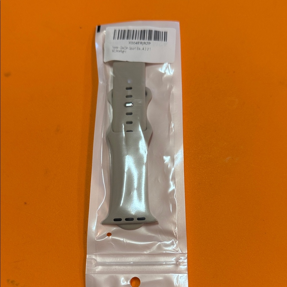 Gray Silicone Watch Band